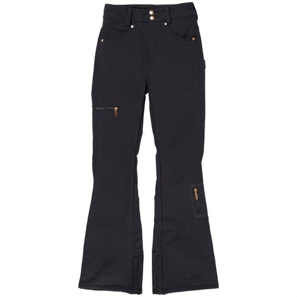 NWT DC Women's Viva Softshell Snowboard Pants, Size Large, Black Skiing Outdoors
